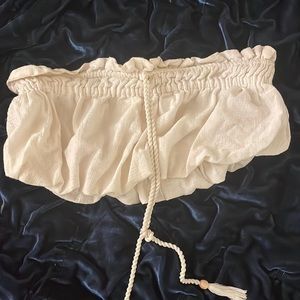 Bandeau free people white top